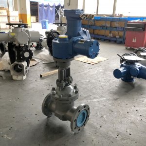 礦用電動閥門MKZ941H-40 DN150防爆（礦山、冶